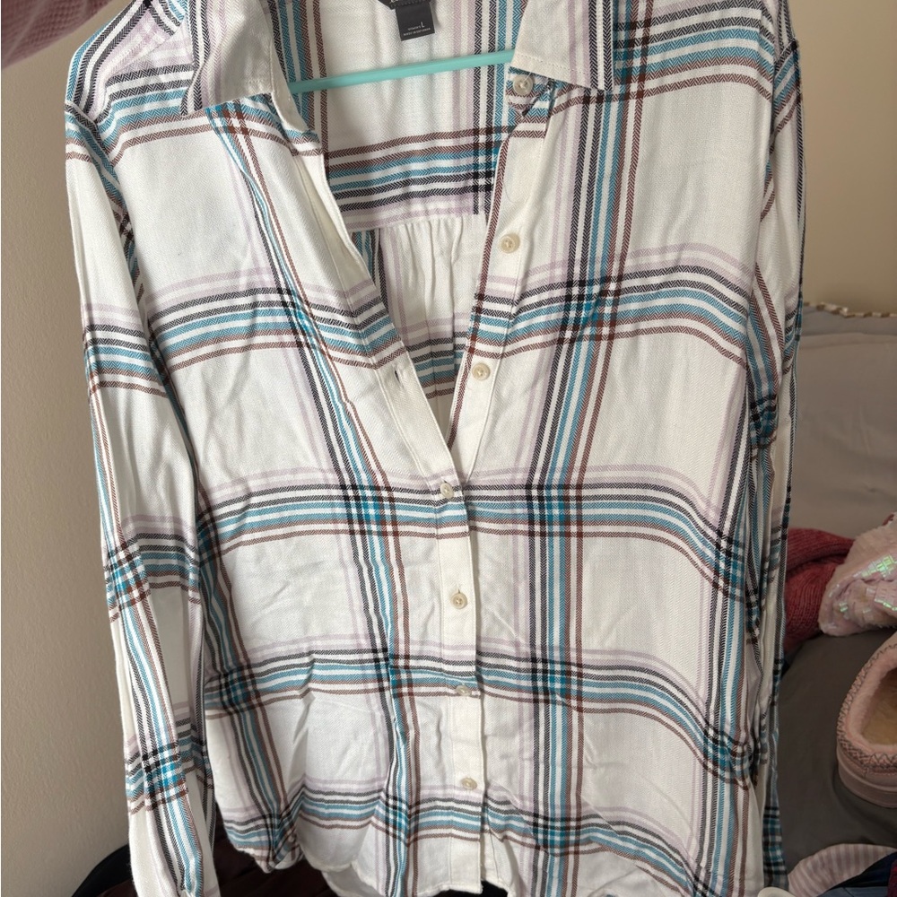 Eddie Bauer Multicolor Striped Shirt